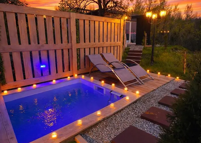 Romantic Cozy Mountain House With Jacuzzi & Sauna- Near 2 Appartement *