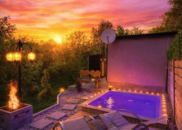 Romantic Cozy Mountain House With Jacuzzi & Sauna- Near 2 Appartement *